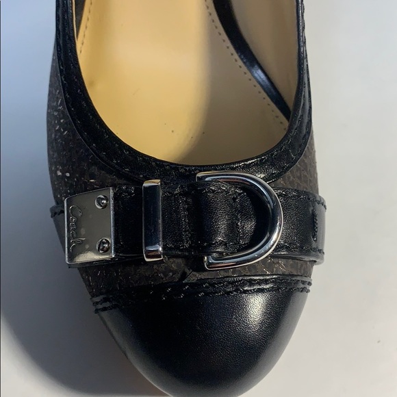 Coach platform heels size 8 M snake skin - Picture 3 of 11